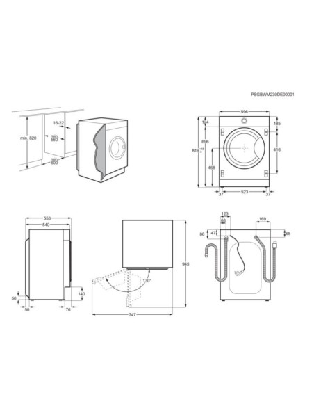 ELECTROLUX EW8F384BI  8 KG/1400 GIRI A INCASSO