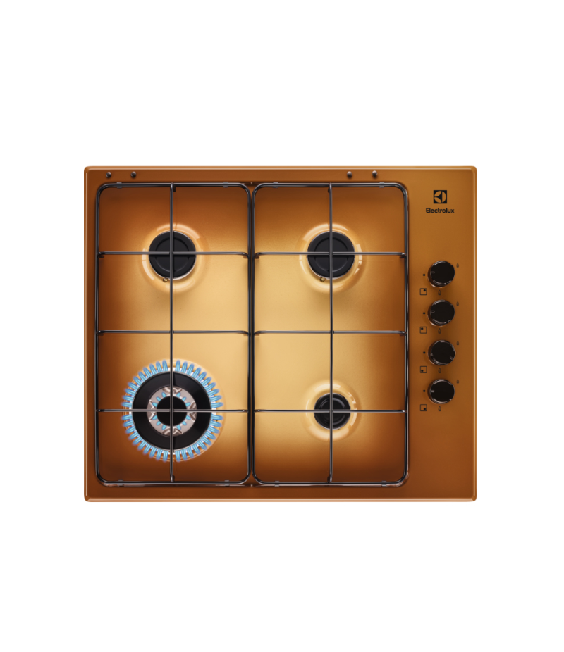 ELECTROLUX  PIANO GAS EGS6414T 60CM 4F TERRA SIENA