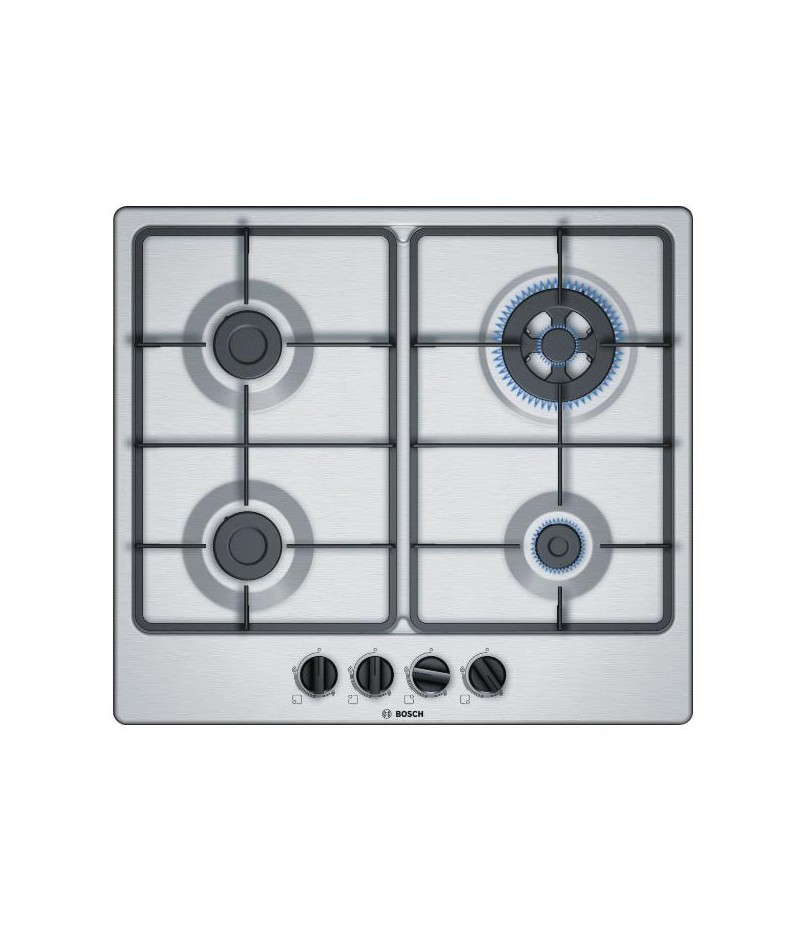 BOSCH PIANO COTTURA  GAS PGP6B5B85 60CM 4F INOX