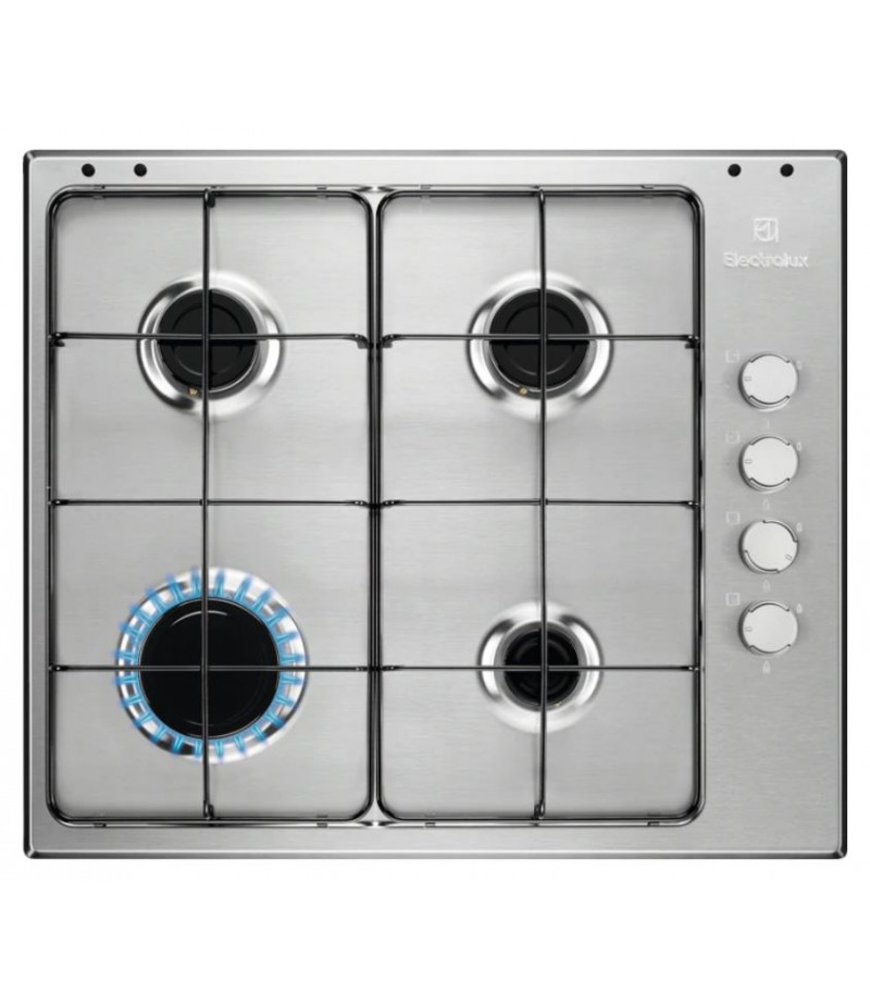 ELECTROLUX EGS6404SX PIANO COTTURA GAS 60 CM 4...
