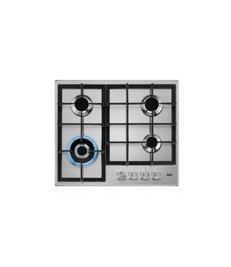 AEG HGB64400SM PIANO COTTURA GAS INOX 60 CM...