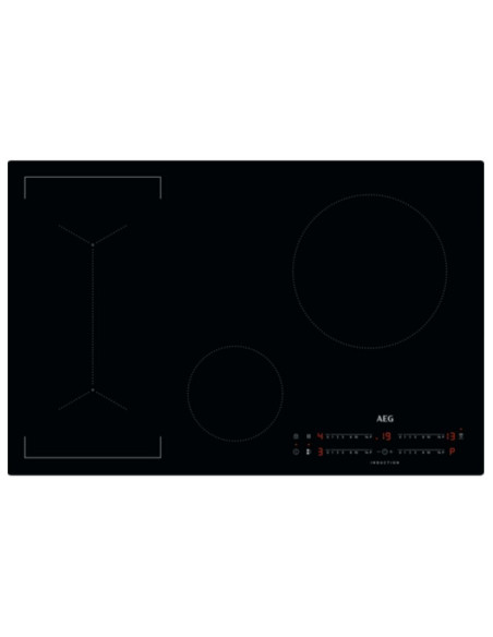 AEG IKB84443IB PIANO COTTURA INDUZIONE 80 CM BRIDGE SERIE 6000 4 FUOCHI NERO