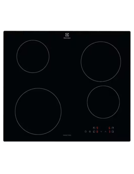 ELECTROLUX EIB60424C PIANO COTTURA INDUZIONE SERIE 300 60 CM 4 FUOCHI NERO 3000 W