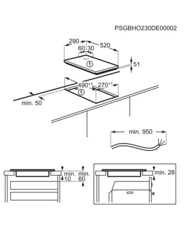 ELECTROLUX LIT30230C PIANO COTTURA INDUZIONE 29...