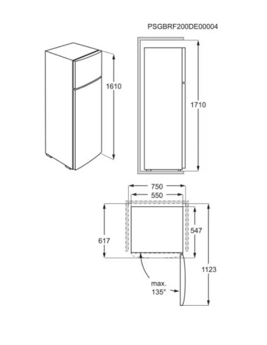 ELECTROLUX LTB1AE28W0 FRIGOCONGELATORE 2 PORTE...
