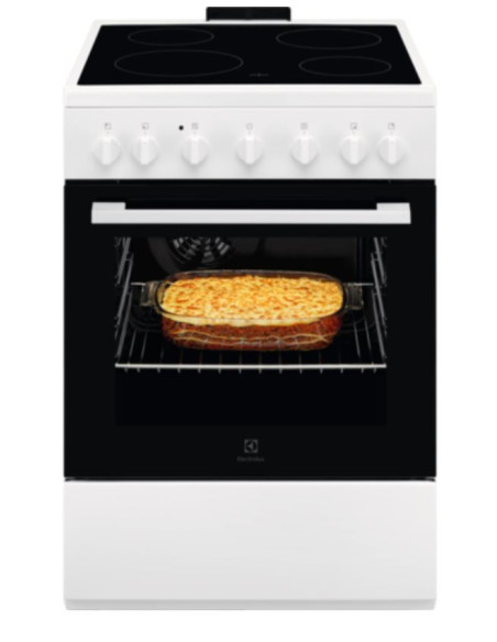 ELECTROLUX LKR620066W CUCINA 60 CM ELETTRICA A BIANCA VETROCERAMICA "NO" INDUZIONE