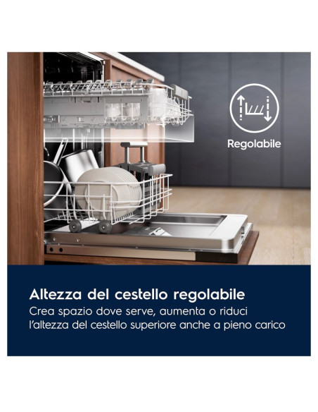 ELECTROLUX EES69400L LAVASTOVIGLIE C 15 COP. SCOMPARSA TOTALE 3 CEST. 42 Db