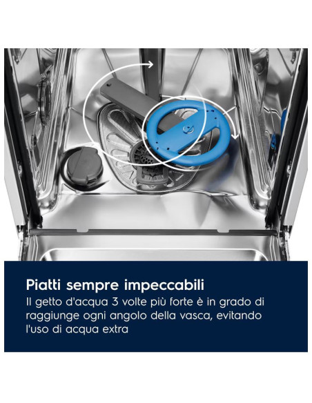 ELECTROLUX EEZ68600W LAVASTOVIGLIE A 14 COP. SCOMPARSA TOTALE 3 CEST. 43 Db WIFI