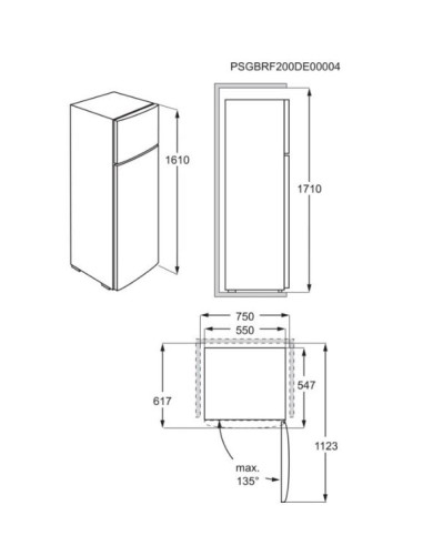 ELECTROLUX LTB1AE28U0 FRIGOCONGELATORE 2 PORTE...