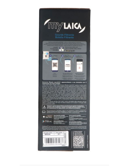 LAICA BORRACCIA FILTRANTE ACCIAIO BR60A LACCIO VERDE CON 1 FILTRO FAST DISK