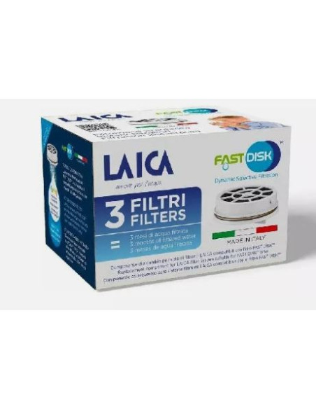 LAICA FILTRI FD03A  FAST DISK CONFEZIONE 3 PEZZI