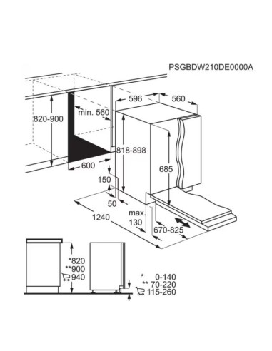AEG FSS75747P LAVASTOVIGLIE 14 COPERTI B 42dB...