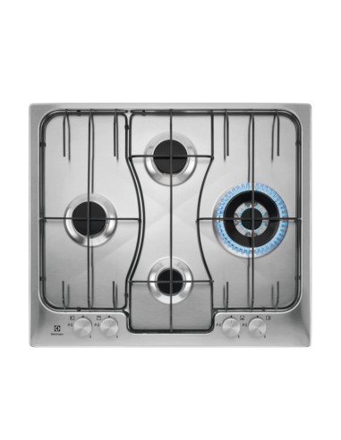 ELECTROLUX RGG6243LOX PIANO COTTURA GAS 60 CM 4...