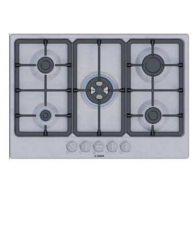 PIANO GAS PGQ7B5K90 5F 75CM INOX