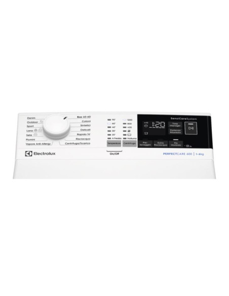 ELECTROLUX EW6T426A LAVATRICE C/ALTO 6 KG/1200 GIRI A SENSI CARE