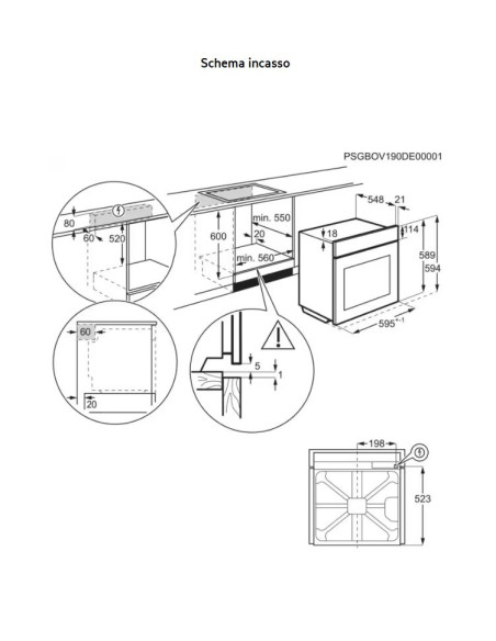 AEG TR6PB531SB FORNO ELETTRICO INOX A++ VAPORE PIROLITICO NERO SERIE 6000 STEAM CRISP