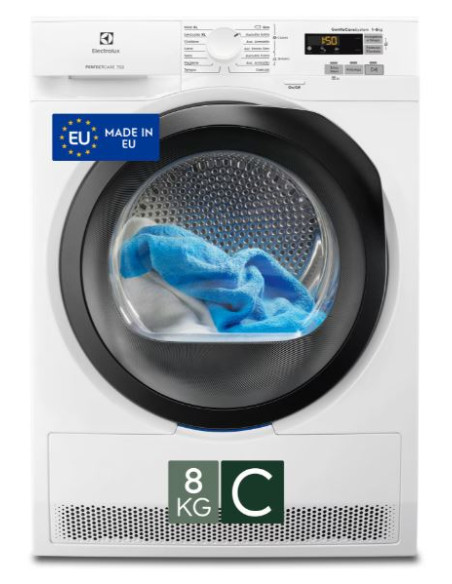 ELECTROLUX EW7H385S ASCIUGATRICE 8 KG C (ex A+++)  GENTLECARE