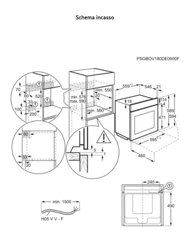 AEG TE8PB731AT FORNO MULTI  A++  NERO SERIE...