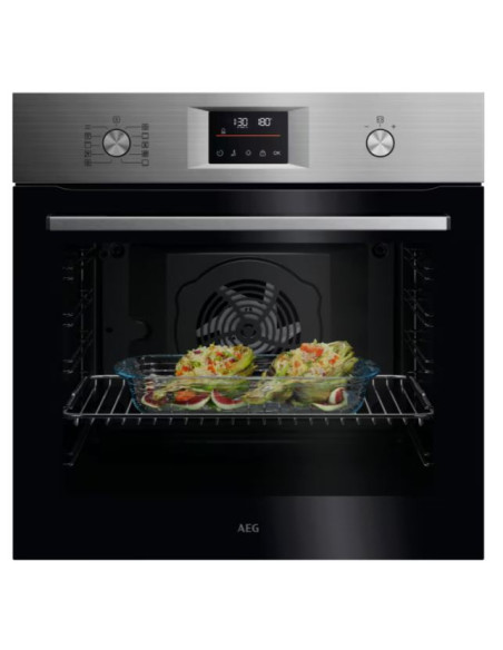 AEG TU5AB42SM FORNO ELETTRICO INOX A+  NERO SERIE 5000 SURROUNDCOOK