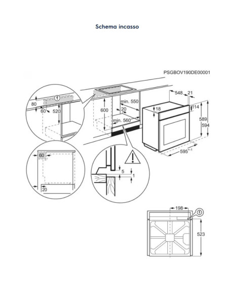 ELECTROLUX COCGH44TX0  FORNO ELETTRICO INOX A  VAPORE SENSECOOK CON  STEAMCRISP SERIE 600