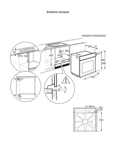 ELECTROLUX COFFP46TX0 FORNO PIROLITICO INOX A++...