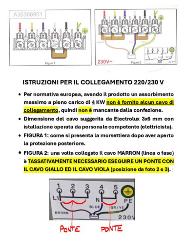 ELECTROLUX LKR620066W CUCINA 60 CM ELETTRICA A...