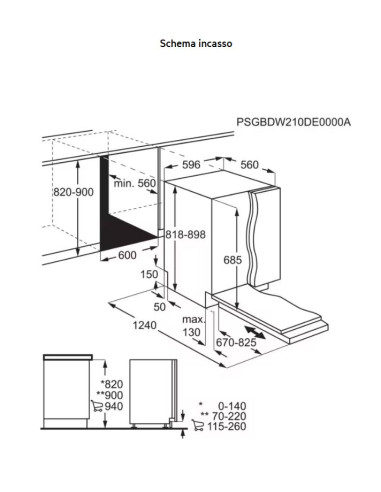AEG FSE75748P LAVASTOVIGLIE B 14 SCOMPARSA...