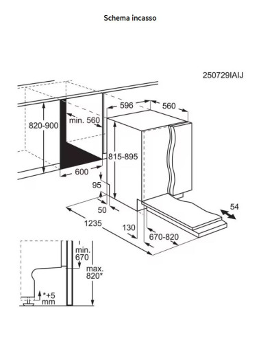 AEG GI8200X5TN  LAVASTOVIGLIE 14 COPERTI A...